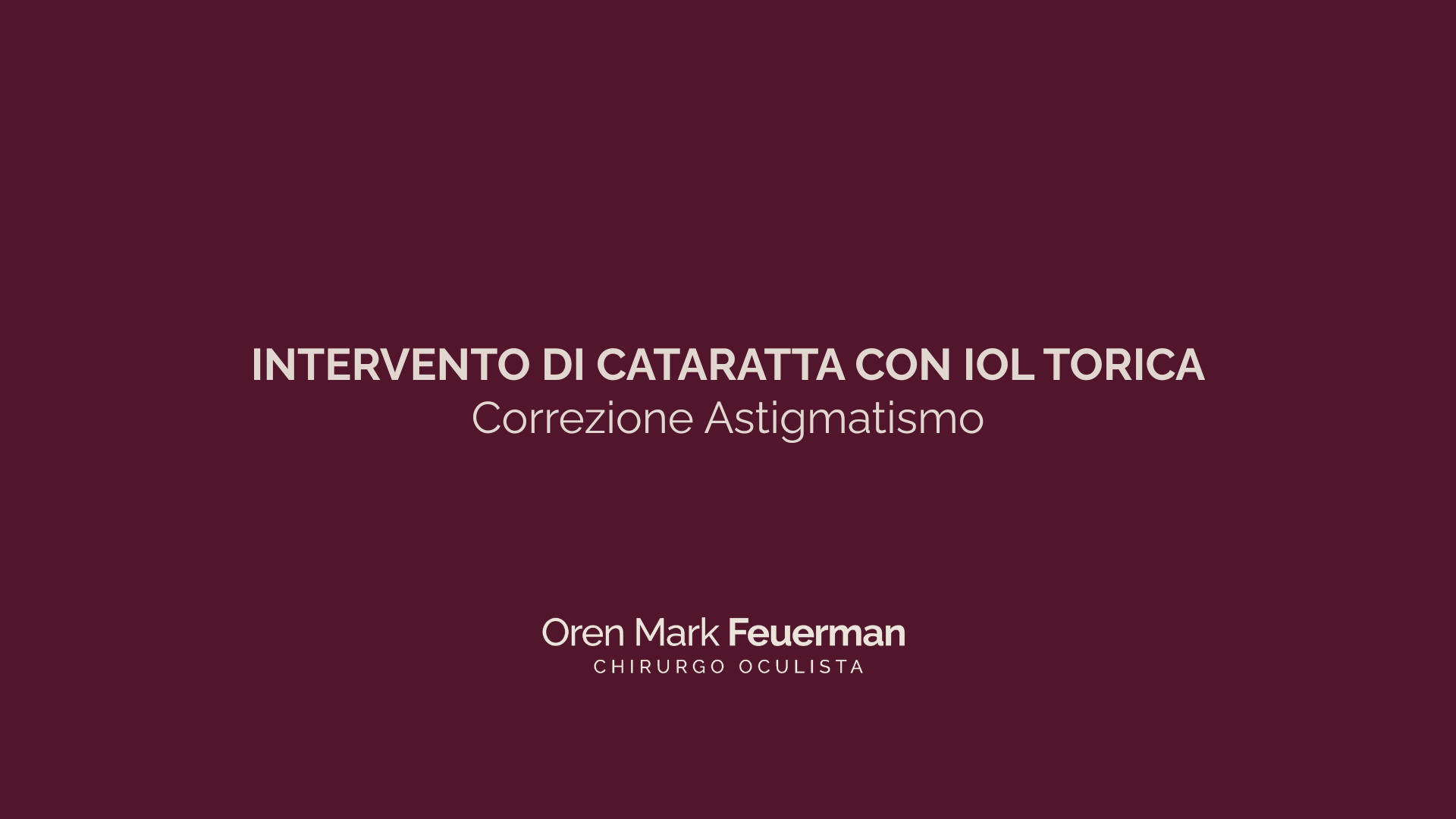 iol torica cover